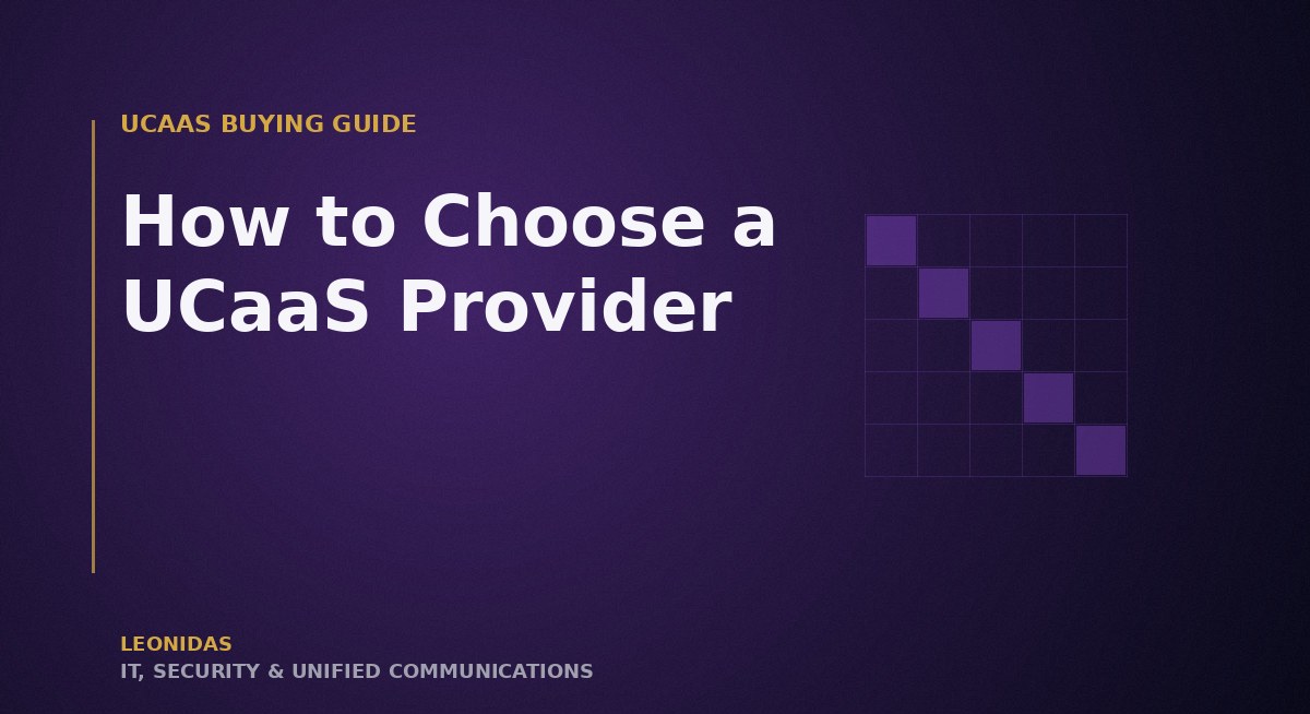 How to Choose a UCaaS Provider: A 2026 Buying Framework